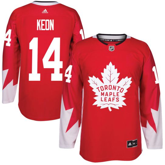 2017 NHL Toronto Maple Leafs Men #14 Dave Keon red jersey->->NHL Jersey